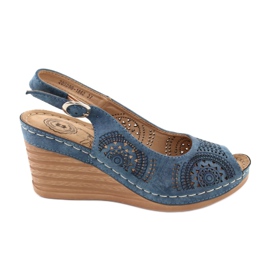 Evento Komfortable kile sandaler 20SD98-1862 blå