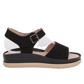 Sorte kvinders sandaler YJ860 Nero
