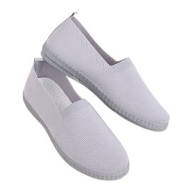 Grå Kvinders grå sneakers ZK118 Grigio
