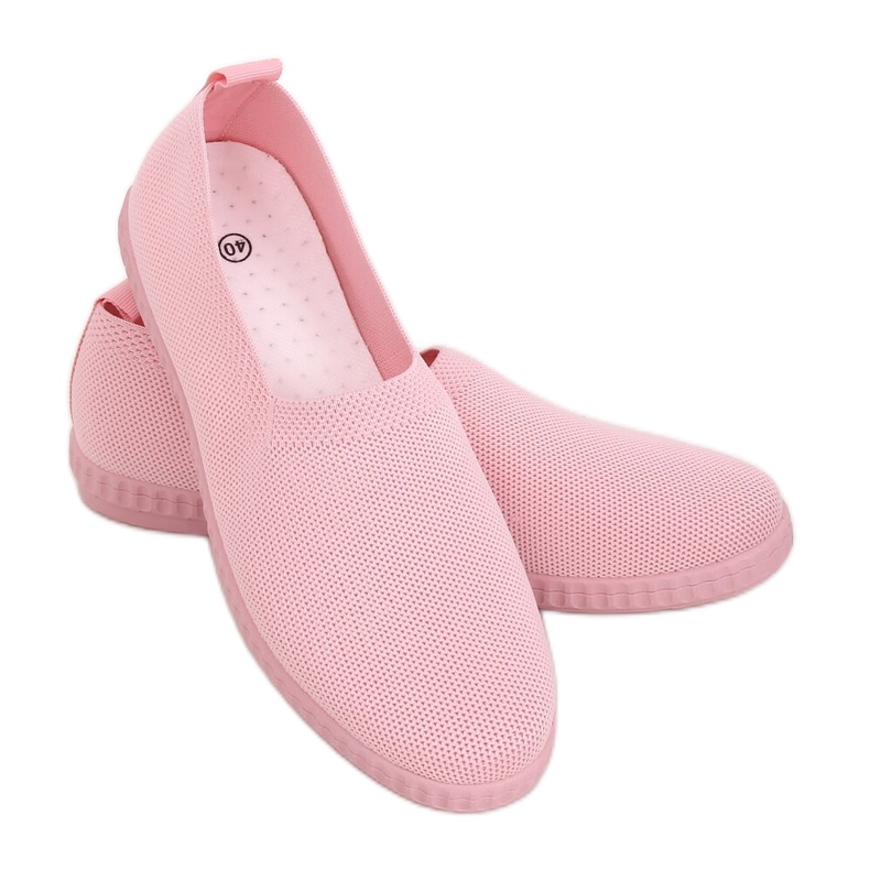 Pink Kvinders pink sneakers ZK118 Rosa lyserød