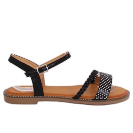 Sorte sandaler til kvinder 620-62 Sort
