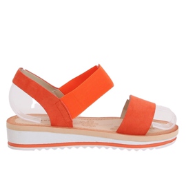 Orange damesandaler E008 Orange