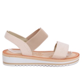 Beige sandaler til kvinder E008 Beige