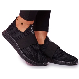 SEA Kvinders Sport Slip-on Light Shoes Sort La Fiesta
