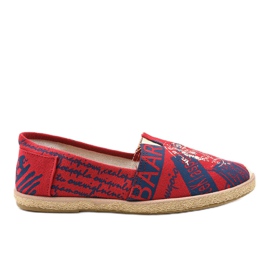 Røde herresko espadrilles BKA-48 blå