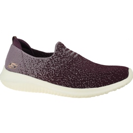 Skechers Ultra Flex W 13123-PLUM Sko lyserød grå