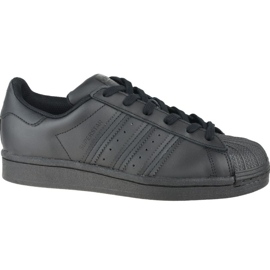 Adidas Superstar Jr FU7713 sko sort grå