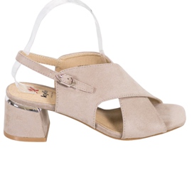 Kylie Stilfulde Beige sandaler