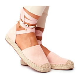 SEA Kvinders Espadriller, bundet linned pink Bonjour lyserød