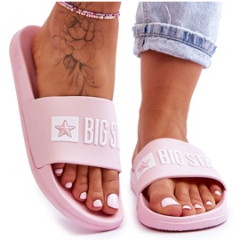 Kvinders hjemmesko Big Star Pink FF274A201 lyserød