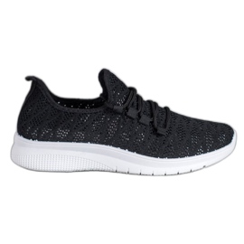 SHELOVET Sorte Openwork sko