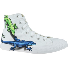 Converse Lizards Chuck Taylor All Star High Kids 667943C hvid grå