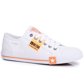 Dame Sneakers Big Star Openwork Hvid FF274035