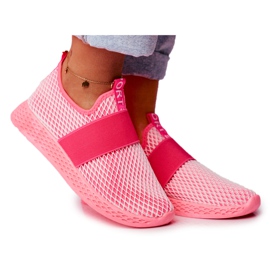 PS1 Kvinders Sport Slip-on Sko Light Neon Pink La Fiesta lyserød