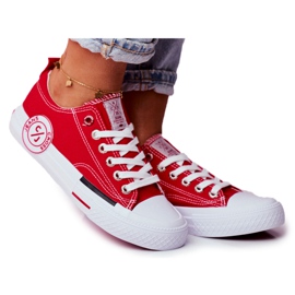 Dame Sneakers Cross Jeans Rød FF2R4074C