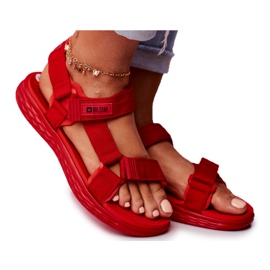 Sandaler til kvinder Big Star Red FF274A602 rød