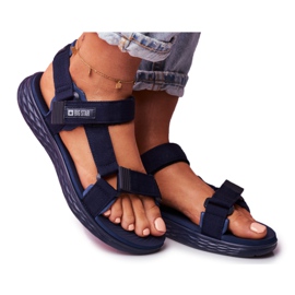 Kvinders sandaler Big Star marineblå FF274A601 marine blå