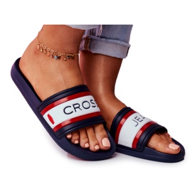 Kvinders hjemmesko Cross Jeans Navy Blue FF2R4160C marine blå