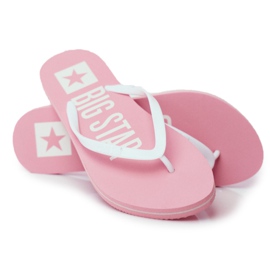 Kvinders hjemmesko Flip-flops Big Star Pink FF274A319 lyserød