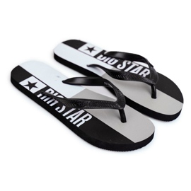 Mænds hjemmesko Flip-flops Big Star Black FF274A453 sort