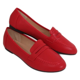 Røde kvinders loafers 98-29 Rød