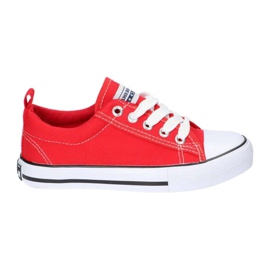 American Club Røde amerikanske LH23 bundne sneakers ['rød']