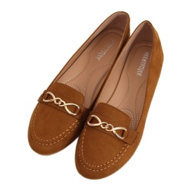 Kvinders loafers camel 2S2018-157 Camel brun