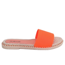 Orange dametøfler 35-185 Orange