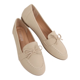 Kvinder beige loafers 98-30 Beige