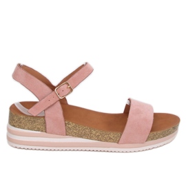 Pink damesandaler RD054 Pink lyserød
