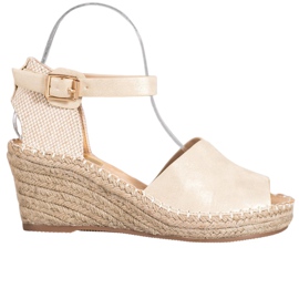 Evento Casual wedge sandaler brun gul