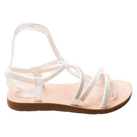 Sea Elves Elegante slip-on sandaler hvid