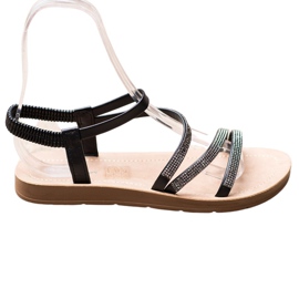 Sea Elves Elegante slip-on sandaler sort