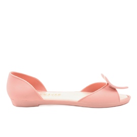 Pink ballerinaer af melissa-gummi med hjerte KM121-22 lyserød