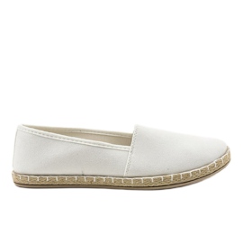 Sølv slip-on espadriller D1K-19 grå