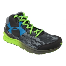 Under Armour Bgs Overdrive Mid K Jr 1266381-019 grå grøn