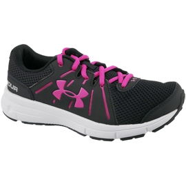 Under Armour W Dash Rn 2 W 1285488-003 sko sort lyserød