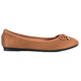 Clowse Ruskind ballerinaer brun