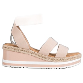 Weide Slip-on kiler med elastik brun