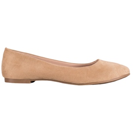Best Shoes Ruskind ballerinaer brun