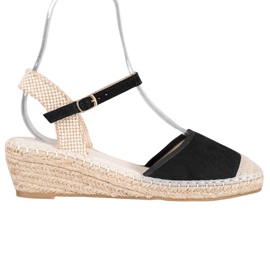 Best Shoes Sorte Espadrilles sandaler
