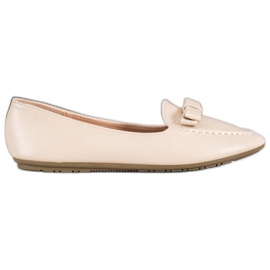 SHELOVET Beige Lords med Eco Leather