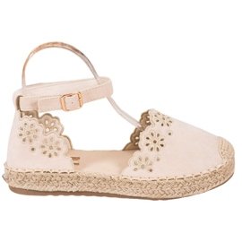 Seastar Espadriller med åbent mønster brun