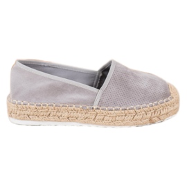 Seastar Åbent espadrilles med ruskind grå
