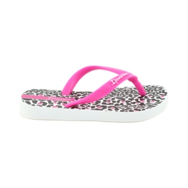 Ipanema 82777 flip-flops med leopardprint hvid sort lyserød