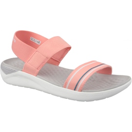 Crocs LiteRide Sandal W 205106-6KP orange sandaler lyserød
