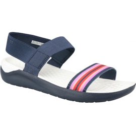 Crocs LiteRide Sandal W 205106-97W marineblå sandaler marine blå lyserød