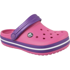 Crocs Crocband Clog Jr 204537-600 violet lyserød