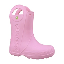Crocs Handle It Rain Boot Kids Jr 12803-6I2 lyserød