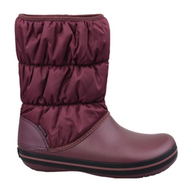 Crocs Winter Puff Boot W 14614-607 rød flerfarvet